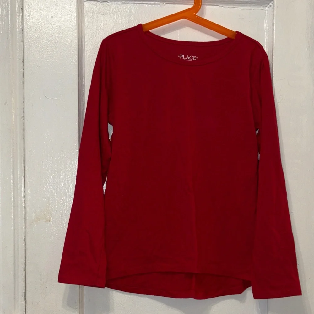 The Children's Place Bold Red Long Sleeve Tee